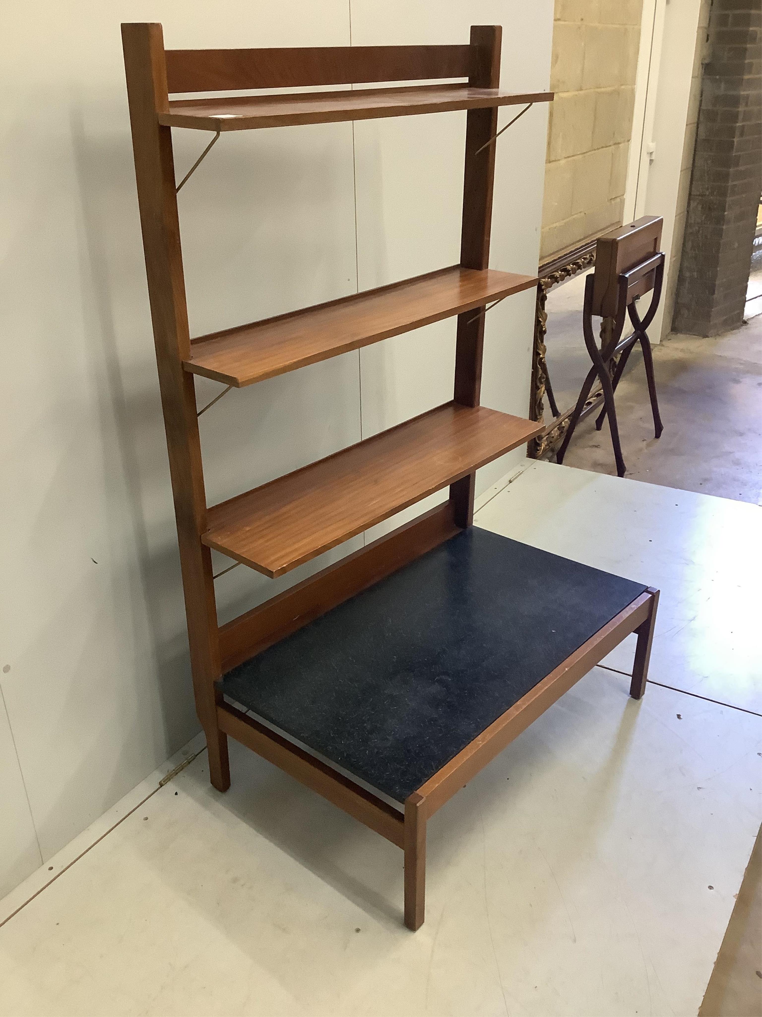 A Guy Rogers open unit, width 91cm, depth 59cm, height 150cm